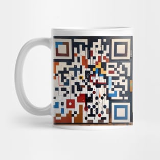 RickRoll QR Code Splatter Painting Mug